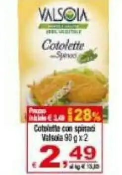 CTS Supermercati Valsoia Alimentazione Vegana offerta