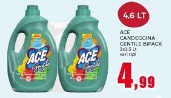 Happy Casa ACE CANDEGGINA GENTILE BIPACK 2x2,3 Lt vari tipi offerta