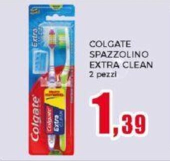 Happy Casa COLGATE SPAZZOLINO EXTRA CLEAN 2 pezzi offerta