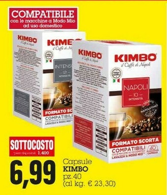Emi Supermercati Kimbo Capsule offerta