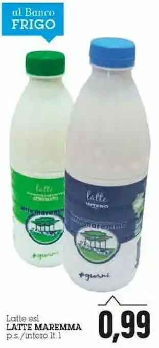 Emi Supermercati Latte maremma Latte Parzialmente Scremato 1000 G(ml) offerta