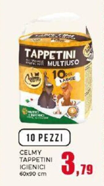 Happy Casa CELMY TAPPETINI IGIENICI 60x90 cm offerta