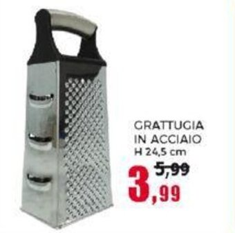 Happy Casa GRATTUGIA IN ACCIAIO H 24,5 cm offerta