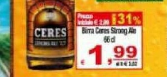 CTS Supermercati Ceres Birra offerta