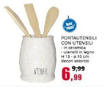 PORTAUTENSILI CON UTENSILI