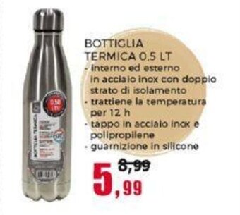 Happy Casa BOTTIGLIA TERMICA 0,5 LT offerta