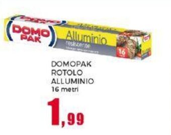 Happy Casa DOMOPAK ROTOLO ALLUMINIO 16 metri offerta