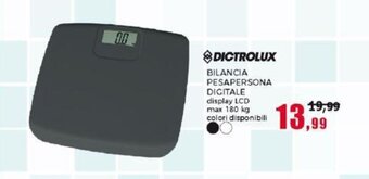 DICTROLUX BILANCIA PESAPERSONA DIGITALE
