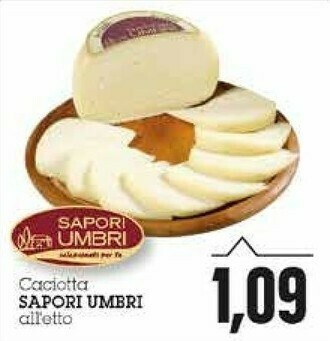 Emi Supermercati Sapori umbri Caciotta offerta
