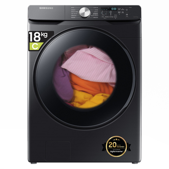 Expert Samsung wf18t8000gv lavatrice caricamento frontale 18 kg 1100 giri/min c nero offerta