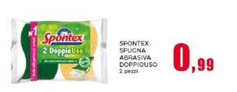 SPONTEX SPUGNA ABRASIVA DOPPIOUSO 2 pezzi