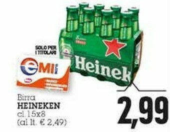 Emi Supermercati Heineken Birra offerta