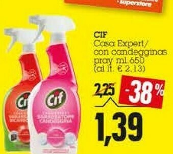 Cif Casa Expert/Con Candeggina Spray