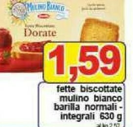 Gros Mulino Bianco Fette biscottate offerta