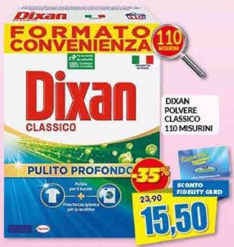 Risparmio Casa DIXAN POLVERE CLASSICO 110 MISURINI offerta