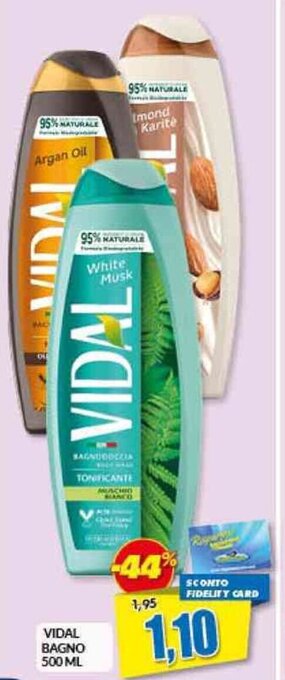 Risparmio Casa VIDAL BAGNO 500 ML offerta