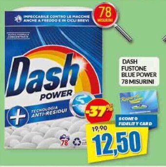 Risparmio Casa DASH FUSTONE BLUE POWER 78 MISURINI offerta