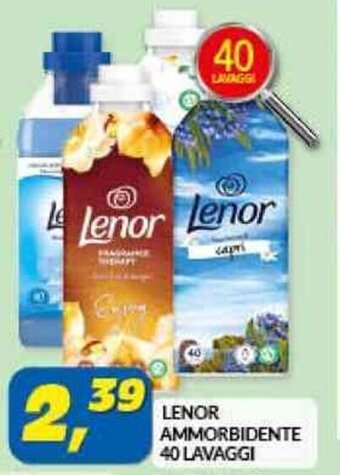 Risparmio Casa LENOR AMMORBIDENTE 40 LAVAGGI offerta