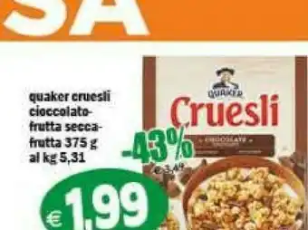 Il Castoro Supermercati Quaker Cereali offerta