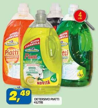 Risparmio Casa DETERSIVO PIATTI 4 LITRI offerta