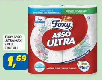 Risparmio Casa FOXY ASSO ULTRA MAXI 2 VELI 2 ROTOLI offerta