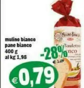 Il Castoro Supermercati Mulino Bianco Pan Bauletto offerta