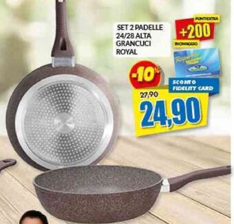 SET 2 PADELLE 24/28 ALTA GRANCUCI ROYAL
