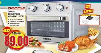 Risparmio Casa NK021 FRIGGITRICE AD ARIA 21 LITRI offerta