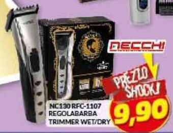 Risparmio Casa NC130 RFC-1107 REGOLABARBA TRIMMER WET/DRY offerta