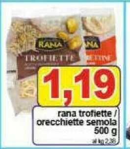Gros Rana Gnocchi di patate offerta