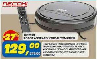 Risparmio Casa NH9980 ROBOT ASPIRAPOLVERE AUTOMATICO offerta