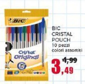 BIC CRISTAL POUCH 10 pezzi
