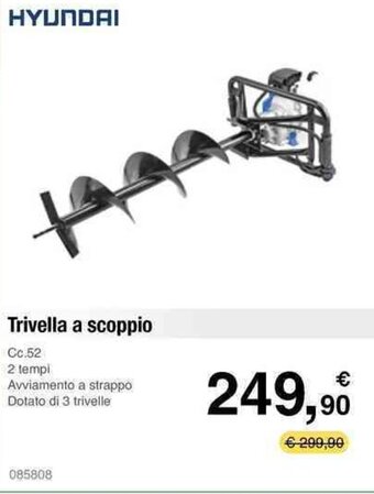 HYUNDAI Trivella a scoppio