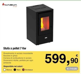 Handy fai da te Stufa a pellet 7 Kw offerta