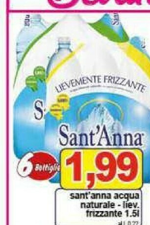 Gros Sant'anna Acqua Sant'Anna offerta