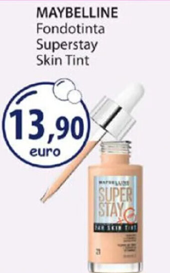 Acqua & Sapone MAYBELLINE Fondotinta Superstay Skin Tint offerta
