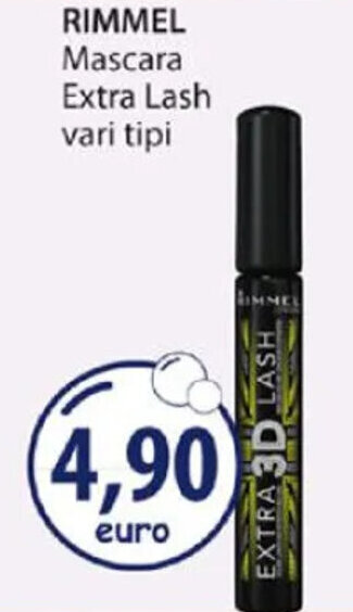Acqua & Sapone RIMMEL Mascara Extra Lash vari tipi offerta