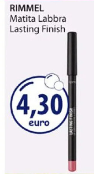 Acqua & Sapone RIMMEL Matita Labbra Lasting Finish offerta