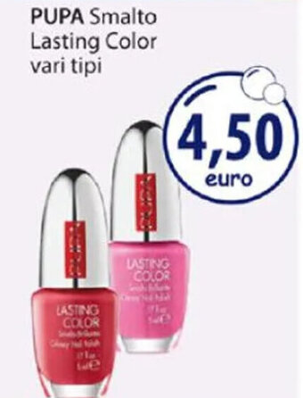 Acqua & Sapone PUPA Smalto Lasting Color vari tipi offerta