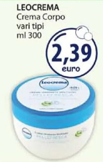 Acqua & Sapone LEOCREMA Crema Corpo vari tipi ml 300 offerta