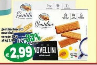 Il Castoro Supermercati Gentilini Biscotti offerta