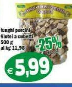 Il Castoro Supermercati Funghi porcini offerta