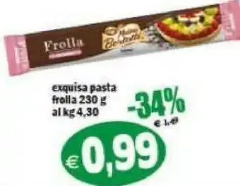 Il Castoro Supermercati Exquisa Pasta sfoglia offerta
