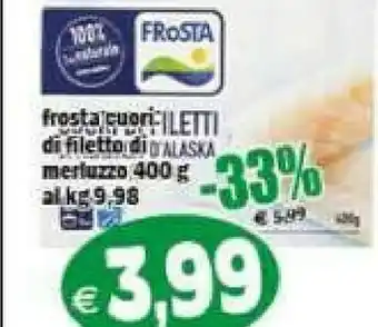 Il Castoro Supermercati Frosta Filetti di merluzzo offerta