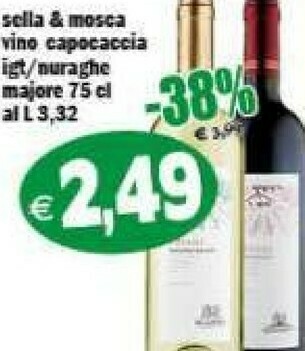 Il Castoro Supermercati Sella & mosca Vino rosso offerta