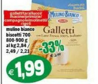 Gros Mulino Bianco Biscotti Mulino bianco offerta