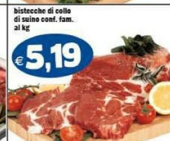 Gros Bistecche di maiale offerta