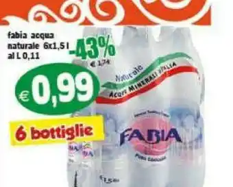 Il Castoro Supermercati Fabia Acqua offerta