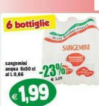 Gros Sangemini Acqua offerta