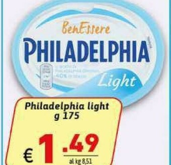 Ipercarni Philadelphia Formaggio spalmabile offerta